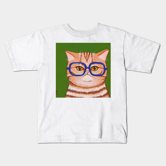 Mr. Fluffernutter Buttersocks Kids T-Shirt by KilkennyCat Art